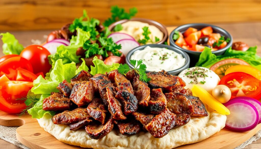 Shawarma Plate ingredients
